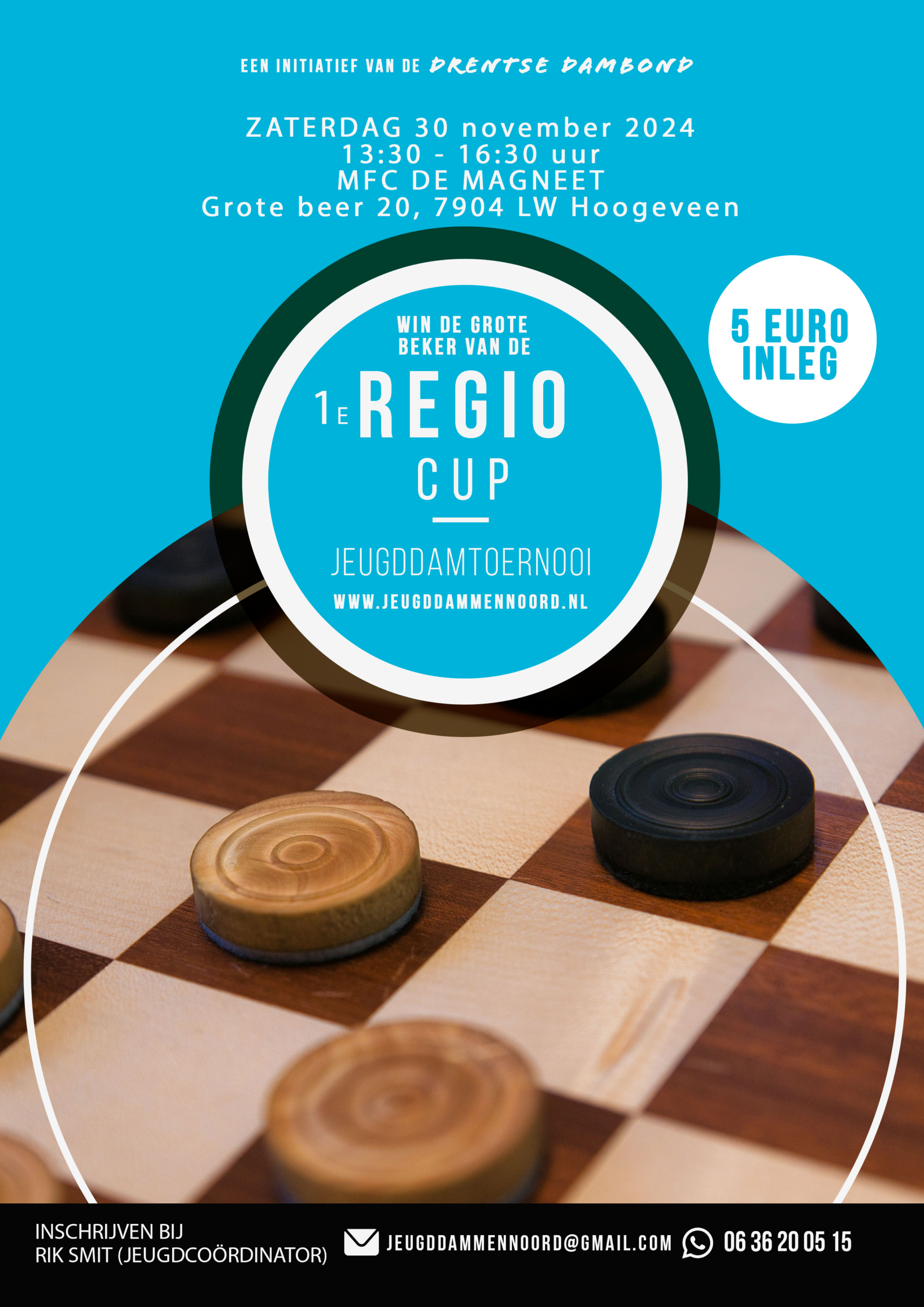 Uitslagen + Standen 6 december 1e Regio Cup in Hoogeveen 2025-2026